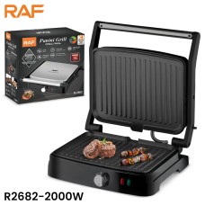 RAF R2682 Foldable & Non-Stick Grill Maker 2000W 30(L)X20(W) cm