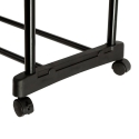 Rolling Garment Rack with Double Hanging Bar 157x75x39cm Rolling Garment Rack with Double Hanging Bar 157x75x39cm