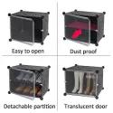 Double 4 Layers Plastic Resin Shoe Rack 120(L)*40(W)*30(H)cm D1-4 