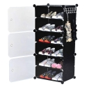Double 3 Layers Plastic Resin Shoe Rack 90(L)*40(W)*30(H)cm D1-3