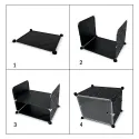 3 Layers Plastic Resin Shoe Rack 95x42x32cm D1-3