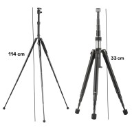 Expanded Photo Live Streaming Mobile phone Tripod Min 33cm Max 114cm 