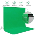 Green Screen Background Chromakey with Stand 5x3m