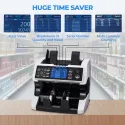 Multi-Currency Value Counter 100% ECB Tested With Bill Printer 