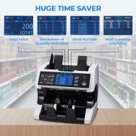 AL-920 Multi-Currency Bill Counter 0.8A, With Bill Printer