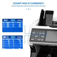 AL-920 Multi-Currency Bill Counter 0.8A, With Bill Printer