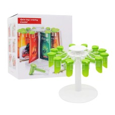 360° Rotating Spice Bags Holder With12 Clip