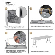OSmart Folding Table 180cm OS10116