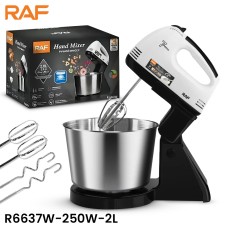 RAF R6637W Stand Mixer With Metal Bowl 250W 2L