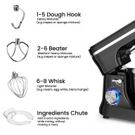 RAF R6677 Stand mixer 1400W 10L