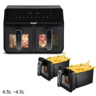 RAF R5377 Double Detachable Basket Air Fryer 4.5+4.5L 2200W