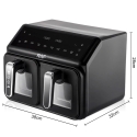 RAF R5377 Double Detachable Basket Air Fryer 4.5+4.5L 2200W