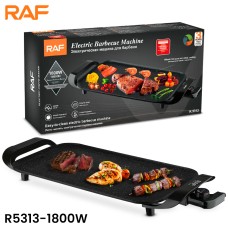 RAF R5313 Electric Non-Stick BBQ Grill Machine 1800W  60(H)*28(L) cm