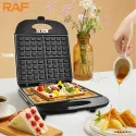 RAF R2290H Waffle Maker 4 Slices 1400W 