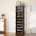 5 Layers Plastic Resin Shoe Rack 158x44x31cm D1-5