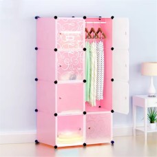 8 Cube Resin Wardrobe & Shoes Combination 76(L)*46(w)*37(h)cm MP-28-57 