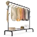 1 Tiers Metal Rail Clothes Hanger TW603 150(H)x110(L)x41(W) cm