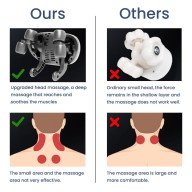 Rechargeable Neck & Back Muscle  Relaxing Pain Massager 2000mAh