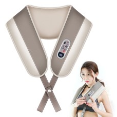 U-Shape Electric Percussion  Shoulder Massager With PU Leather