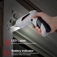 Rechargeable Folding Screwdriver Set 45pcs With Tool Box