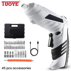 Rechargeable Folding Screwdriver Set 45pcs With Tool Box