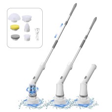 6 in 1 Rechargeable Tornado Spin Scrubber 2000mAh 