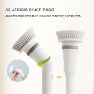 6 in 1 Rechargeable Tornado Spin Scrubber 2000mAh 