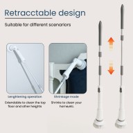 6 in 1 Rechargeable Tornado Spin Scrubber 2000mAh 