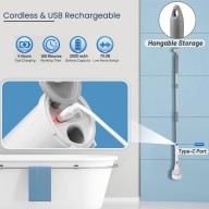 6 in 1 Rechargeable Tornado Spin Scrubber 2000mAh 