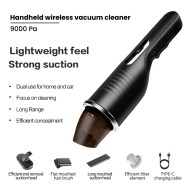 Rechargeable Handheld Car Vacuum Cleaner Gi-828 With HEPA Filter 2000mAh
