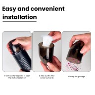 Rechargeable Handheld Car Vacuum Cleaner Gi-828 With HEPA Filter 2000mAh