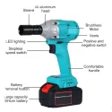 OSmart Rechargeable Electric Impact Wrench Driver 300Nm 25V 15000mAh OS10110