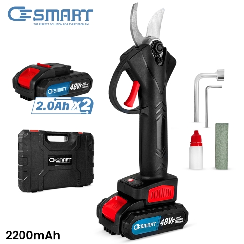 OSmart Rechargeable Lithium Pruning Shears, Black 2200mAh OS10112