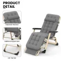 Portable Outdoor Chair With 45° Backrest & Mattress 