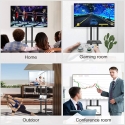 Multifunction Swivel Table Top TV Movable Meeting Room Stand 32"-70" inch