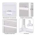 3 Tiers Top Washing Machine Shelves Organizer 9110, 154(H)x63(L)x30(W) cm 3 Tiers Top Washing Machine Shelves Organizer 9110, 154(H)x63(L)x30(W) cm