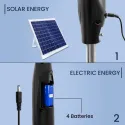 SARAH 16” Rechargeable Solar Fan Lithium Battery 4000mAh 7.4V 188-5