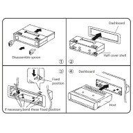 FM Compact MP3 Car Audio Player  1781E