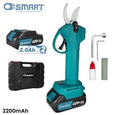 OSmart Rechargeable Lithium Pruning Shears, Green 2200mAh OS10115