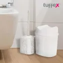 Tuffex Woow Series 5 Pcs Bathroom Set, White