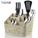 Tuffex 5 Sections Cutlery Holder 15*19.5*14cm Tuffex 5 Sections Cutlery Holder 15*19.5*14cm