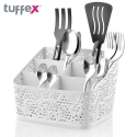 Tuffex 5 Sections Cutlery Holder 15*19.5*14cm Tuffex 5 Sections Cutlery Holder 15*19.5*14cm