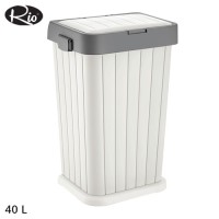 Rio Single Multi-purpose Laundry Basket 40Lt, White