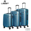 Legan ABS Travel Bag Set of 3pcs, Ribbed Blue