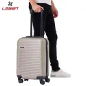 Legan ABS Travel Bag Set of 3pcs, Ribbed Gold