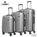 Legan ABS Travel Bag Set of 3pcs, Ribbed Grey