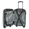 Legan ABS Travel Bag Set of 3pcs, Ribbed Black