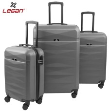 Legan ABS Travel Bag Set of 3pcs, Prominent X Grey