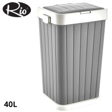 Rio Single Multi-purpose Laundry Basket 40Lt, Grey