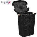 Tuffex Woow Series 5 Pcs Bathroom Set, Black